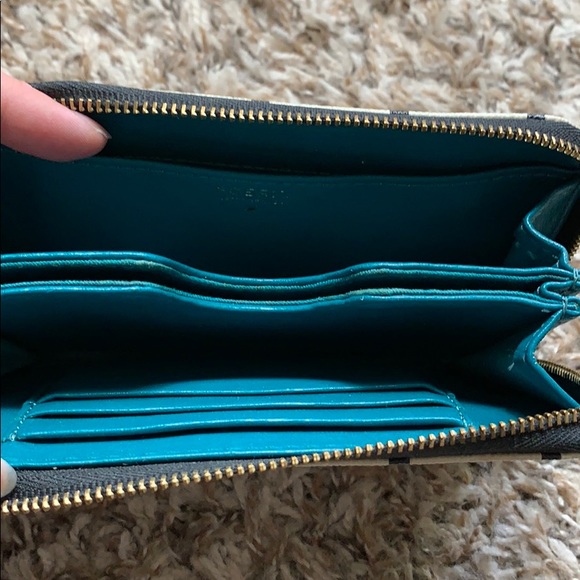 Fossil Windowpane Print Wallet - Picture 5 of 6